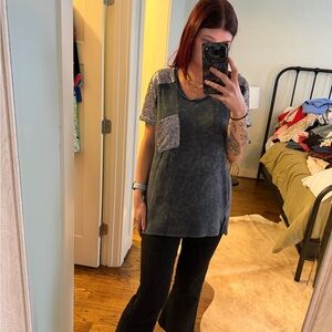 Oversize sequin top size S